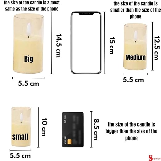 LED Non-Glass Candles