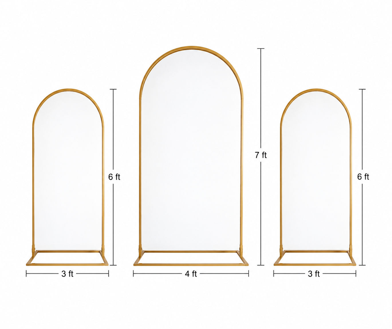 Krishna's Triple Backdrop Frame