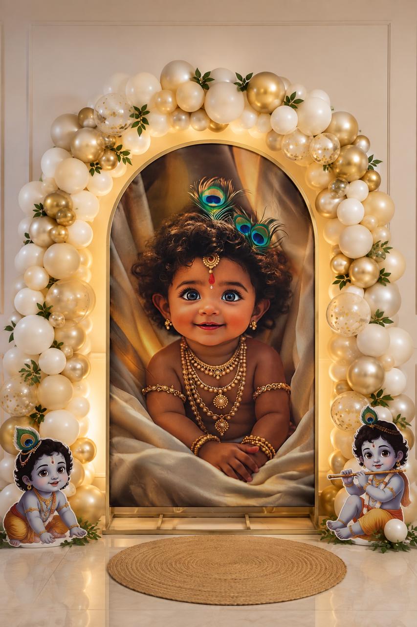 Krishna's Single Backdrop Frame